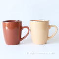 Mugs en céramique en porcelaine vitrée Tasse de café en gros